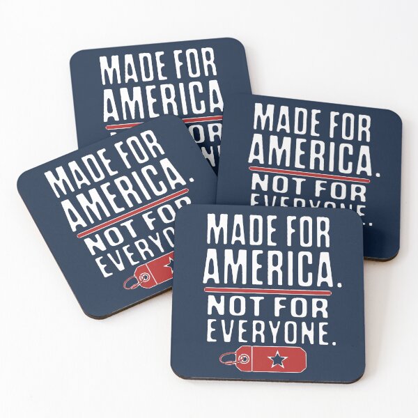 Item preview, Made For America Not For Everyone Patriotic Attitude designed and sold by POD DYNASTY | Original Print On Demand T-Shirt Graphics.