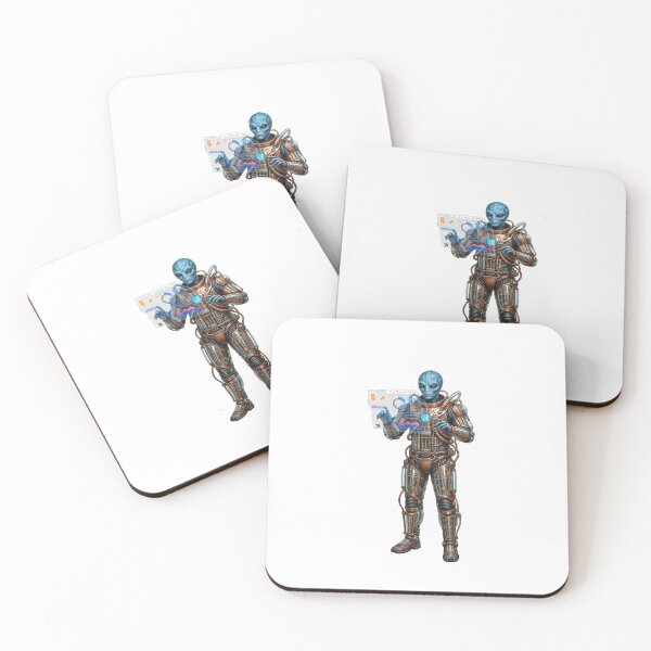 Item preview, humanoid alien  blue‑skinned characte designed and sold by  Mudikeys.