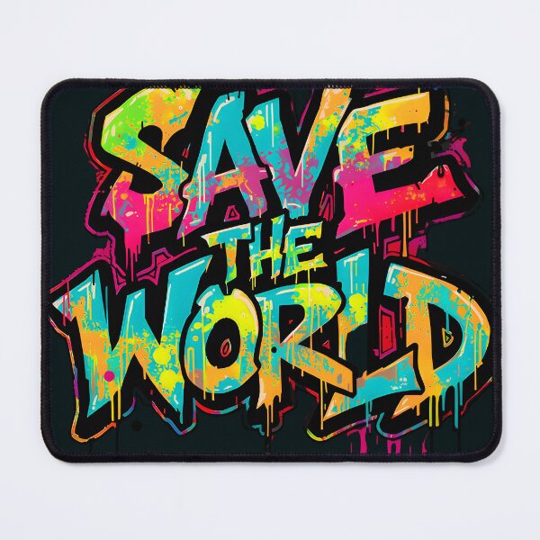 Item preview, Save the World – Underground Street Style designed and sold by typoinspired.