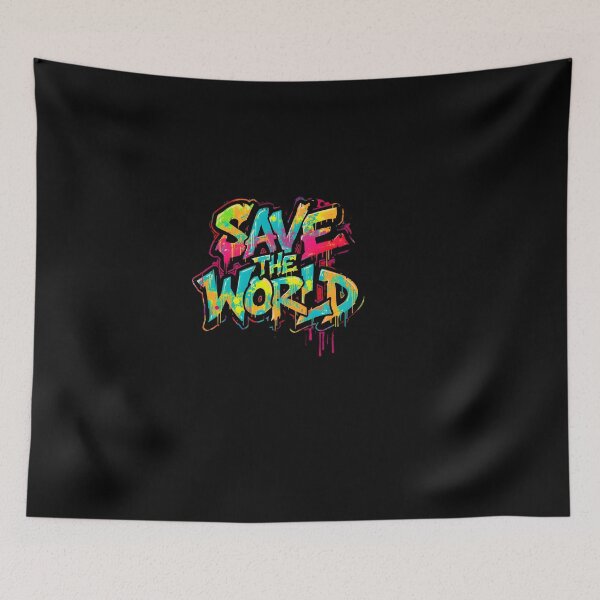 Item preview, Save the World – Underground Street Style designed and sold by typoinspired.