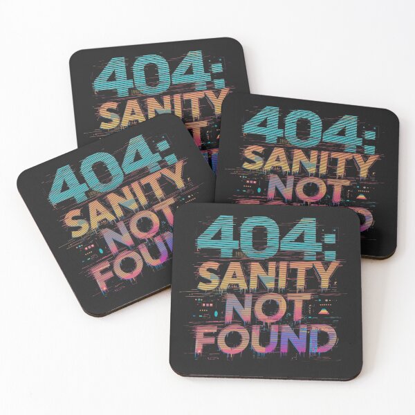 Item preview, Glitch 404 Sanity Not Found designed and sold by Zakrytos ★★★★★.