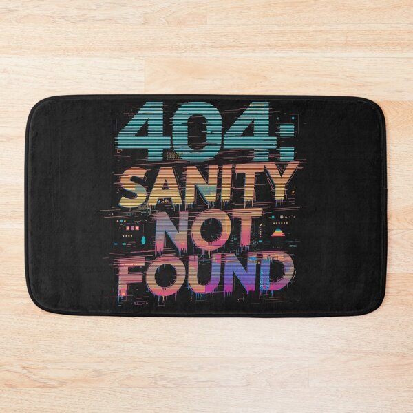 Item preview, Glitch 404 Sanity Not Found designed and sold by Zakrytos ★★★★★.
