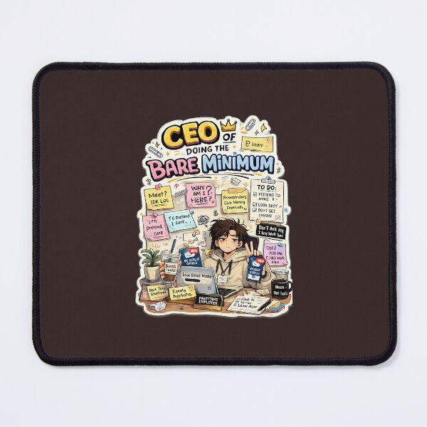 Item preview, CEO of doing the bare minimum genz style sticker  designed and sold by MoodByte .