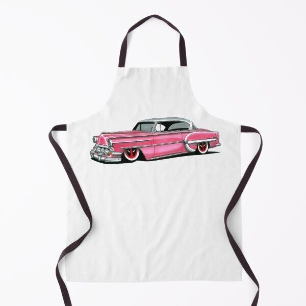 Item preview, Exclusive drawing american restomod pink Chevy Bel Air V8 Coupe designed and sold by Cars23.