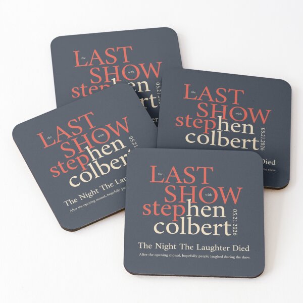 Item preview, Stephen Colbert Last Show 2026 The Night The Laughter Died Funny Parody Classic T-Shirt designed and sold by bluither.