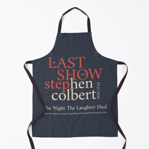 Item preview, Stephen Colbert Last Show 2026 The Night The Laughter Died Funny Parody Classic T-Shirt designed and sold by bluither.
