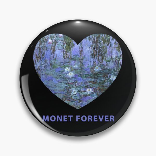 Item preview, Monet Forever - Water Lilies Impressionist Heart  designed and sold by Tokraz-art.