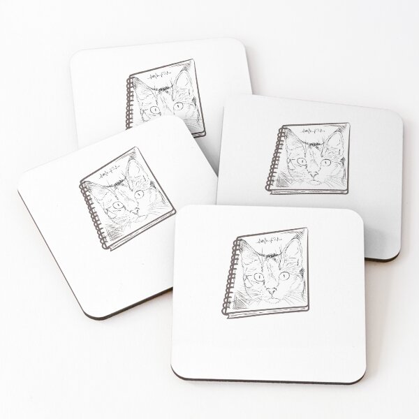 Item preview, cat and book -black and white  designed and sold by SOFY5STARS.