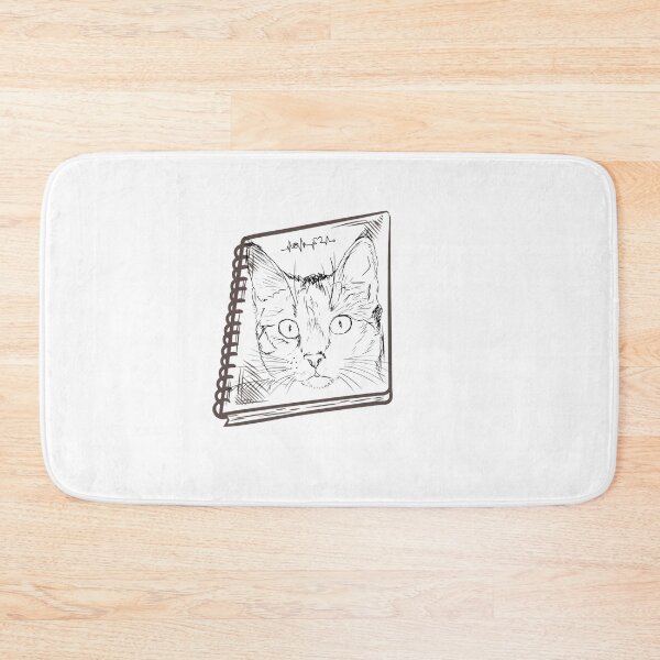 Item preview, cat and book -black and white  designed and sold by SOFY5STARS.
