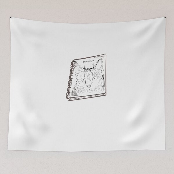 Item preview, cat and book -black and white  designed and sold by SOFY5STARS.