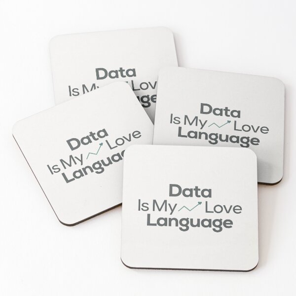 Item preview, Data Is My Love Language Minimal Tech Analyst Design designed and sold by CozyCramStudio.