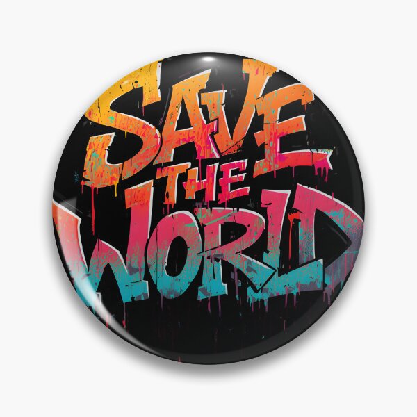Item preview, Save the World – Urban Graffiti Style  designed and sold by typoinspired.