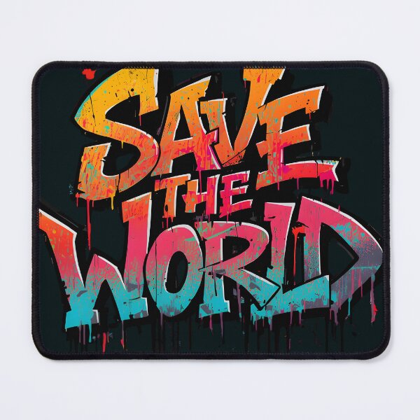 Item preview, Save the World – Urban Graffiti Style designed and sold by typoinspired.