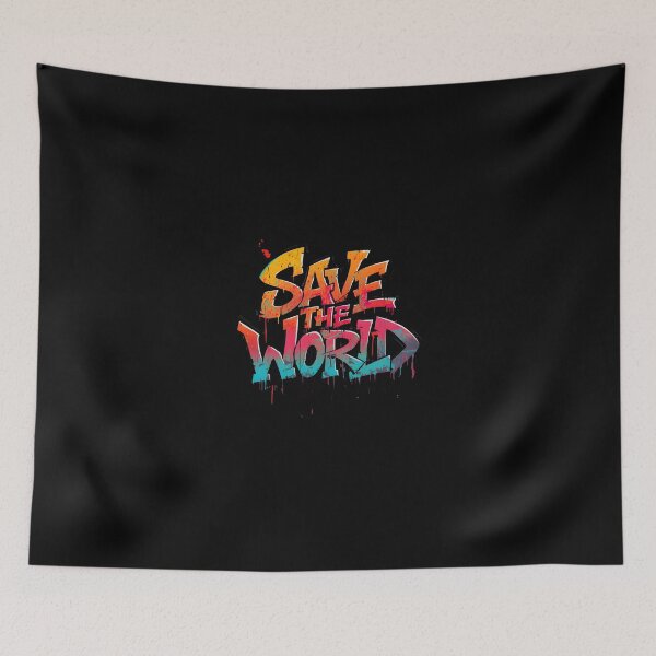 Item preview, Save the World – Urban Graffiti Style  designed and sold by typoinspired.