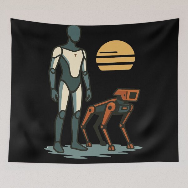 Item preview, Robot The Bots Are Coming AI Sci Fi Futuristic Android AI Tech Graphic Tee designed and sold by TEEJAMBOREE.