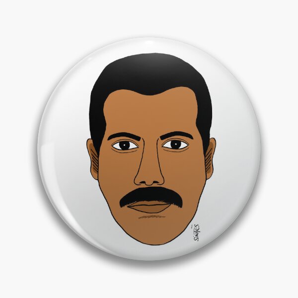 Item preview, Drawing of Freddie's head designed and sold by Eric Sintès.
