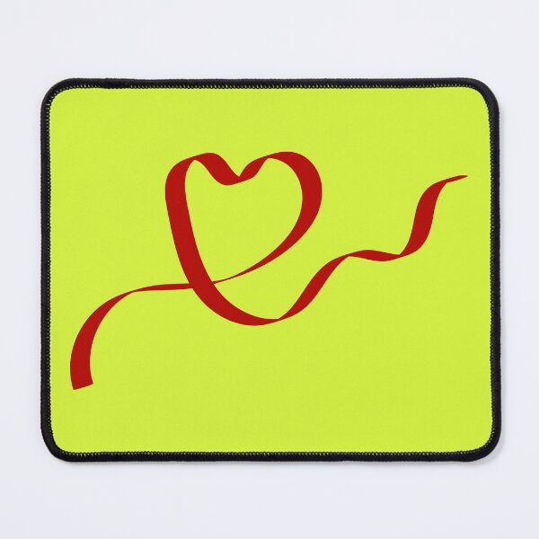 Item preview, Red Ribbon Heart Art Elegant Love Design designed and sold by SolutionsArt.