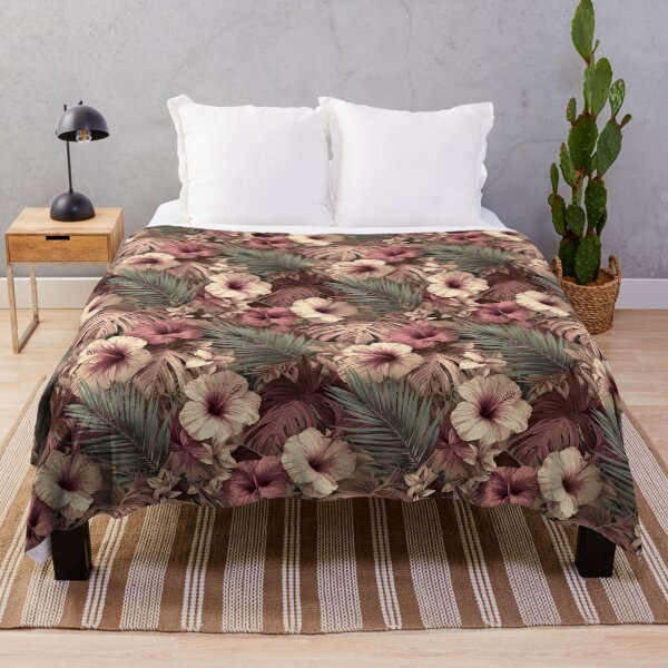 Item preview, Trendy Tropical Flower Print  - Botanical Garden Pattern  - Gifts For Sister designed and sold by RoyalStarsPatts.