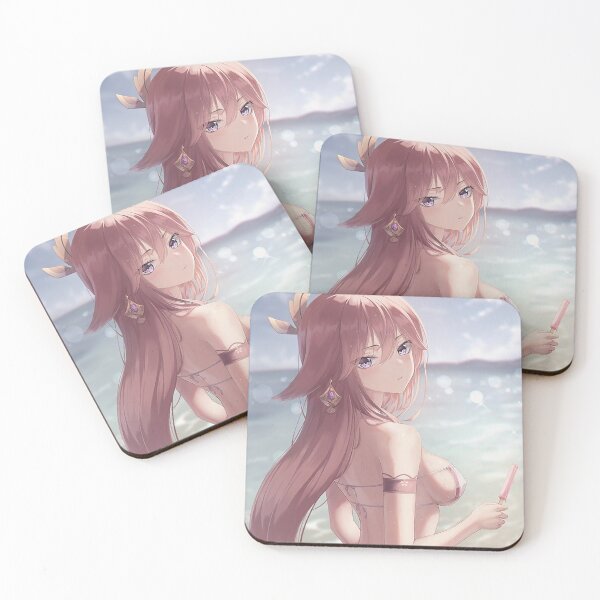 Item preview, Yae Miko in Beach designed and sold by Ananda-Apparel.