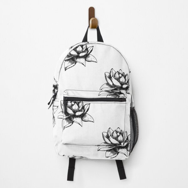 Item preview, Lotus flower motif, Ink engraving style illustration designed and sold by JGGraphdesign.