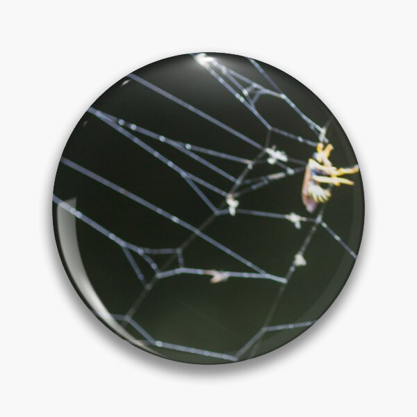Item preview, Close-Up Of Spider Web With Trapped Insect At Night Showing Dew And Delicate Threads designed and sold by Nmallia.