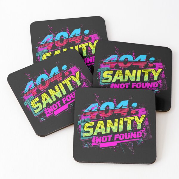 Item preview, 404 Sanity Not Found designed and sold by Zakrytos ★★★★★.