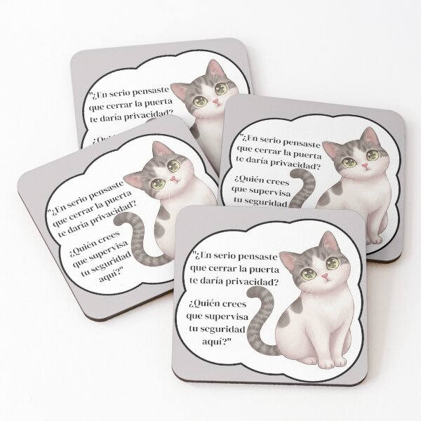 Item preview, Sarcastic Cat Sticker - The Look of Judgment designed and sold by MichiNotas.