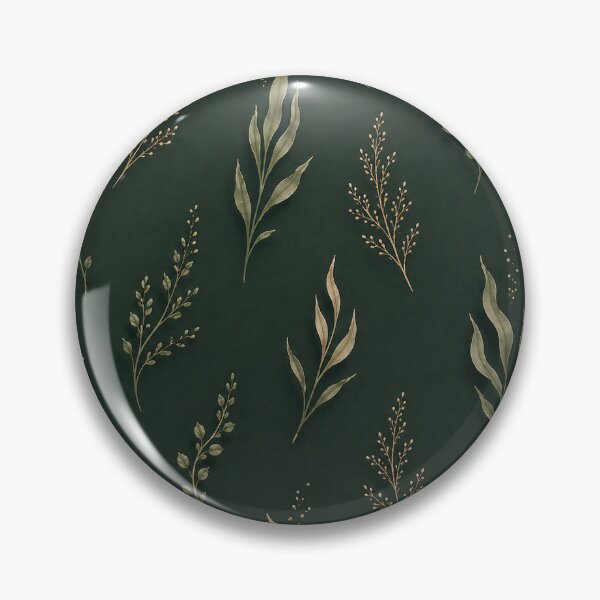 Item preview, Dark Sage Seaweed Botanical Pattern Aesthetic designed and sold by TheSlowShore.