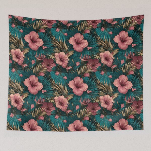 Item preview, Wild Tropical Flower  - Botanical Garden Pattern  - Best Friend Gifts designed and sold by RoyalStarsPatts.