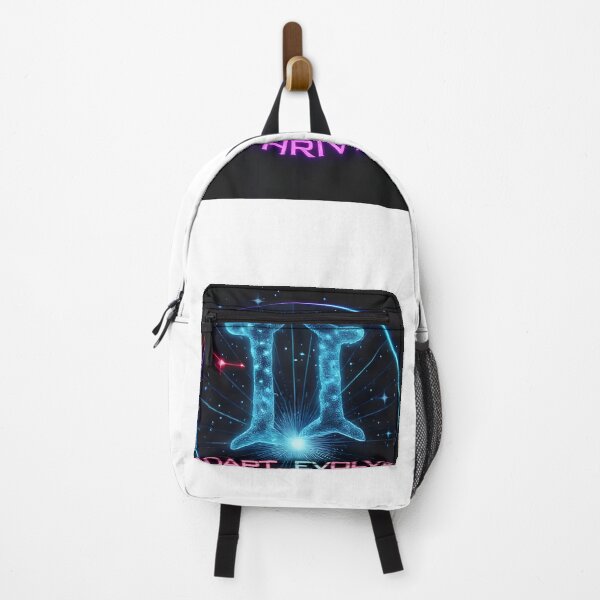 Item preview, Gemini Adapt Evolve Thrive Zodiac Motivational Art designed and sold by Zodiac Celestial Art.