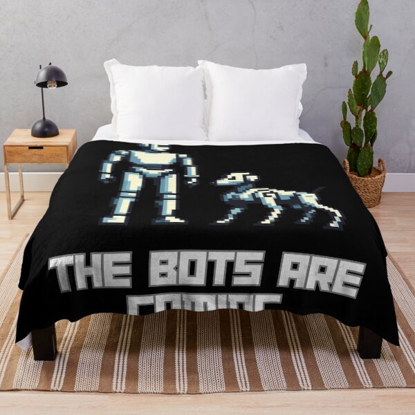 Item preview, Humanoid Robot The Bots Are Coming AI Sci Fi Futuristic Android AI Tech Graphic Tee designed and sold by TEEJAMBOREE.