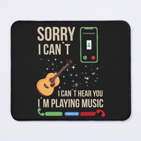 Item preview, Sorry I Can’t Hear You I’m Playing Music Funny Introvert Design designed and sold by Joyful-Pixel.