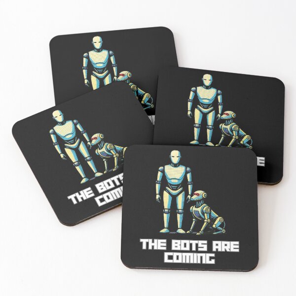 Item preview, Humanoid Robot The Bots Are Coming AI Sci Fi Futuristic Android AI Tech Graphic Tee designed and sold by TEEJAMBOREE.