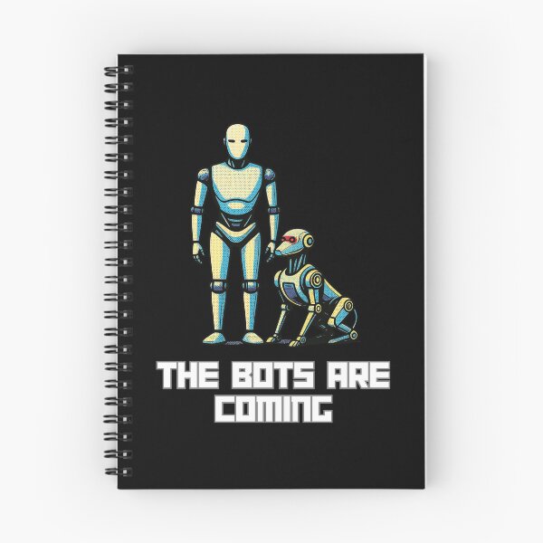 Item preview, Humanoid Robot The Bots Are Coming AI Sci Fi Futuristic Android AI Tech Graphic Tee designed and sold by TEEJAMBOREE.