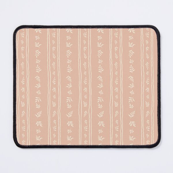 Item preview, Fern Stripes - Cream on Lt Coral designed and sold by lisanganart.