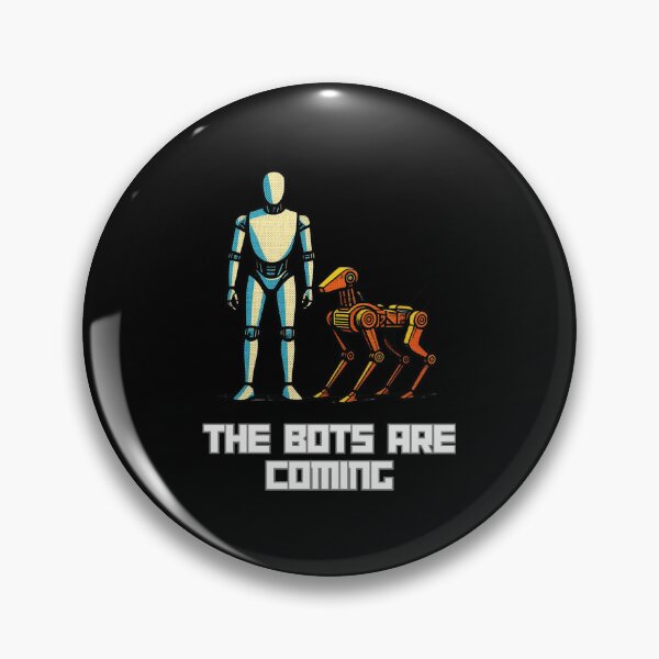 Item preview, Humanoid Robot The Bots Are Coming AI Sci Fi Futuristic Android AI Tech Graphic Tee designed and sold by TEEJAMBOREE.