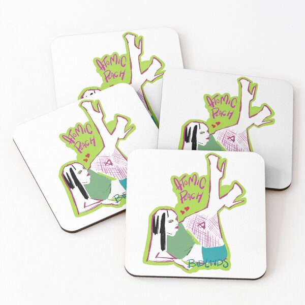 Item preview, Atomic Peach, Female punk band Sticker designed and sold by Ajforristalart.