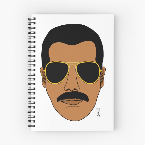 Item preview, Drawing of Freddie's head with glasses. designed and sold by Eric Sintès.