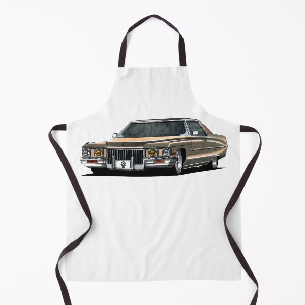 Item preview, Exclusive drawing legendary luxury premium american retro car 1973 Coupe Deville with V8 engine designed and sold by Cars23.
