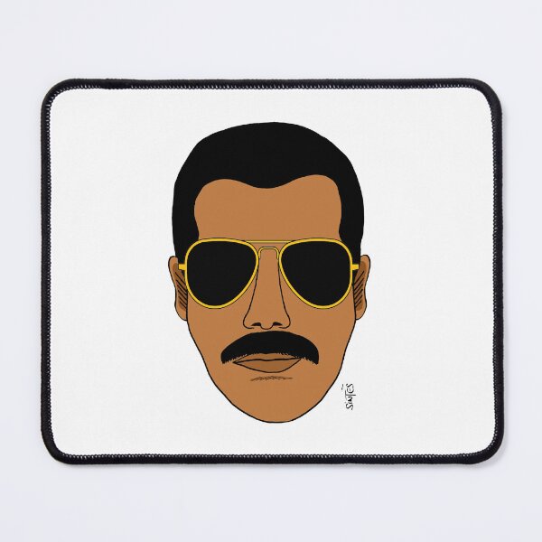 Item preview, Drawing of Freddie's head with glasses. designed and sold by Eric Sintès.
