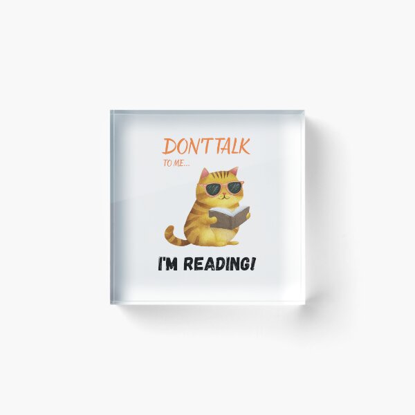 Item preview,  Don't talk to me i'am reading! designed and sold by uunaa.