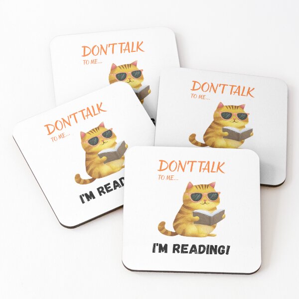 Item preview,  Don't talk to me i'am reading! designed and sold by uunaa.