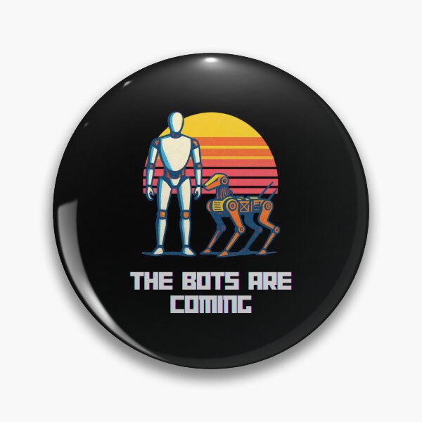 Item preview, Humanoid Robot The Bots Are Coming AI Sci Fi Futuristic Android AI Tech Graphic Tee designed and sold by TEEJAMBOREE.