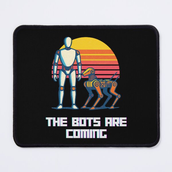 Item preview, Humanoid Robot The Bots Are Coming AI Sci Fi Futuristic Android AI Tech Graphic Tee designed and sold by TEEJAMBOREE.