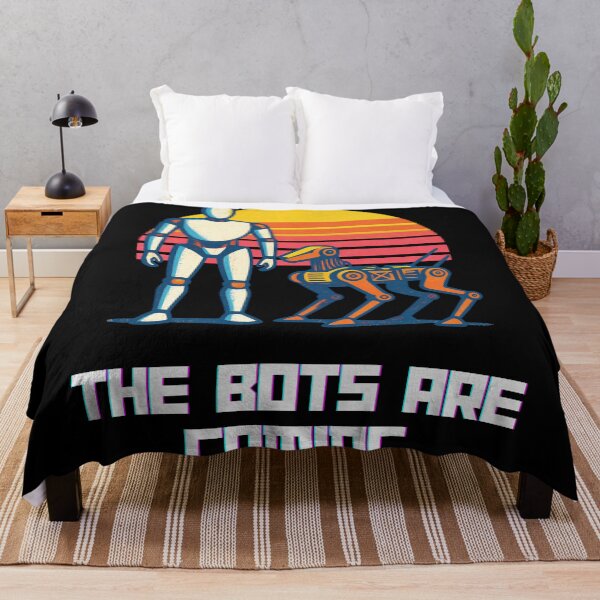 Item preview, Humanoid Robot The Bots Are Coming AI Sci Fi Futuristic Android AI Tech Graphic Tee designed and sold by TEEJAMBOREE.