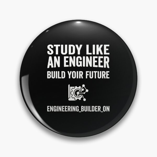 Item preview, Study Like an Engineer Build Your Future Motivational STEM Design designed and sold by Amr Darwish Graphic designer.