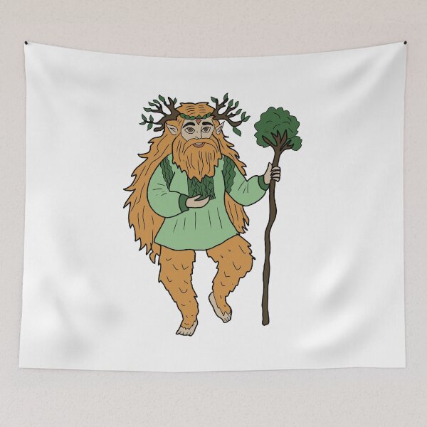 Item preview, Ancient Forest Spirit Folklore Art  designed and sold by LeshanArt.
