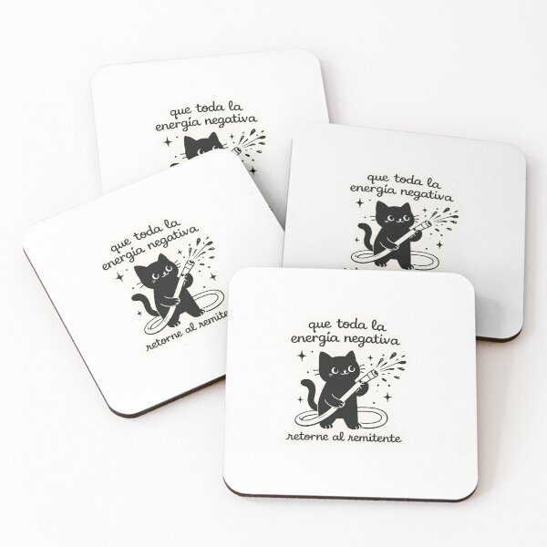 Item preview, Black cat cleansing bad vibes designed and sold by Opps-diseño.