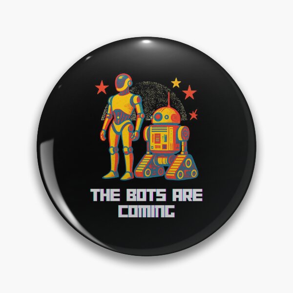 Item preview, Humanoid Robot The Bots Are Coming AI Sci Fi Futuristic Android AI Tech Graphic Tee designed and sold by TEEJAMBOREE.