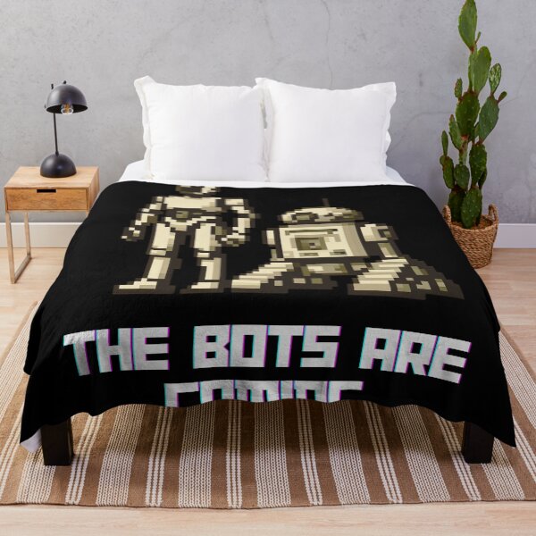 Item preview, Humanoid Robot The Bots Are Coming AI Sci Fi Futuristic Android AI Tech Graphic Tee designed and sold by TEEJAMBOREE.